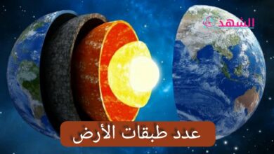 عدد طبقات الأرض