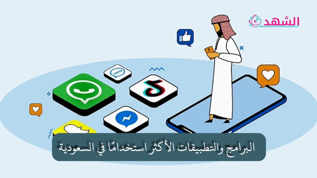 البرامج والتطبيقات الأكثر استخدامًا في السعودية